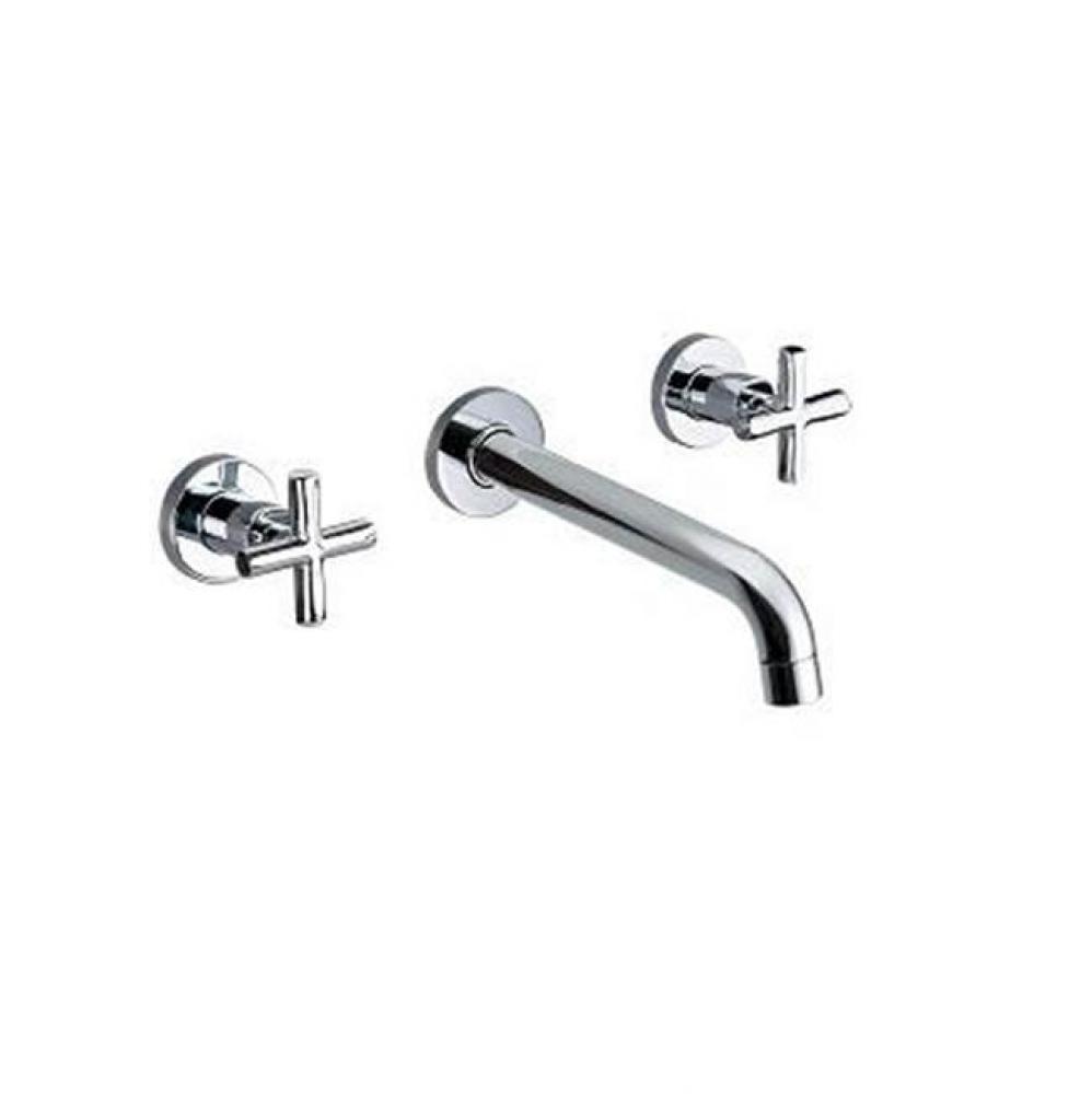 2-Handle Wall Mount Concealed Washbasin Mixer, Chrome