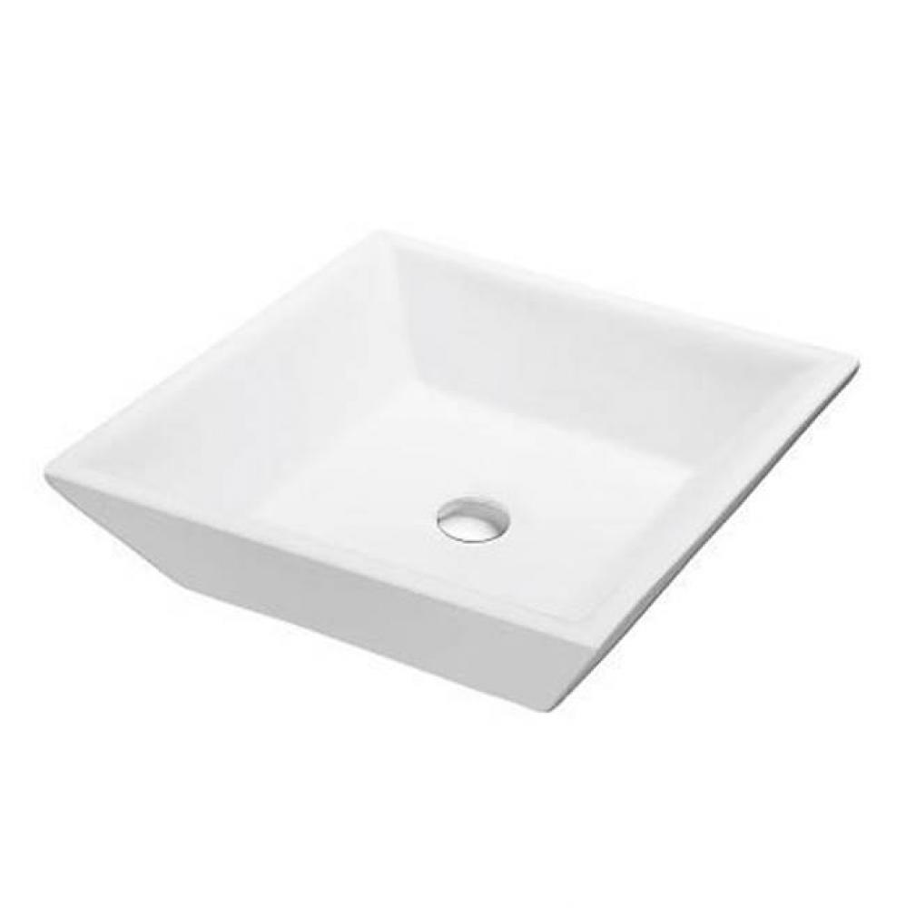 Dawn® Vessel Above-Counter Square Ceramic Art Basin