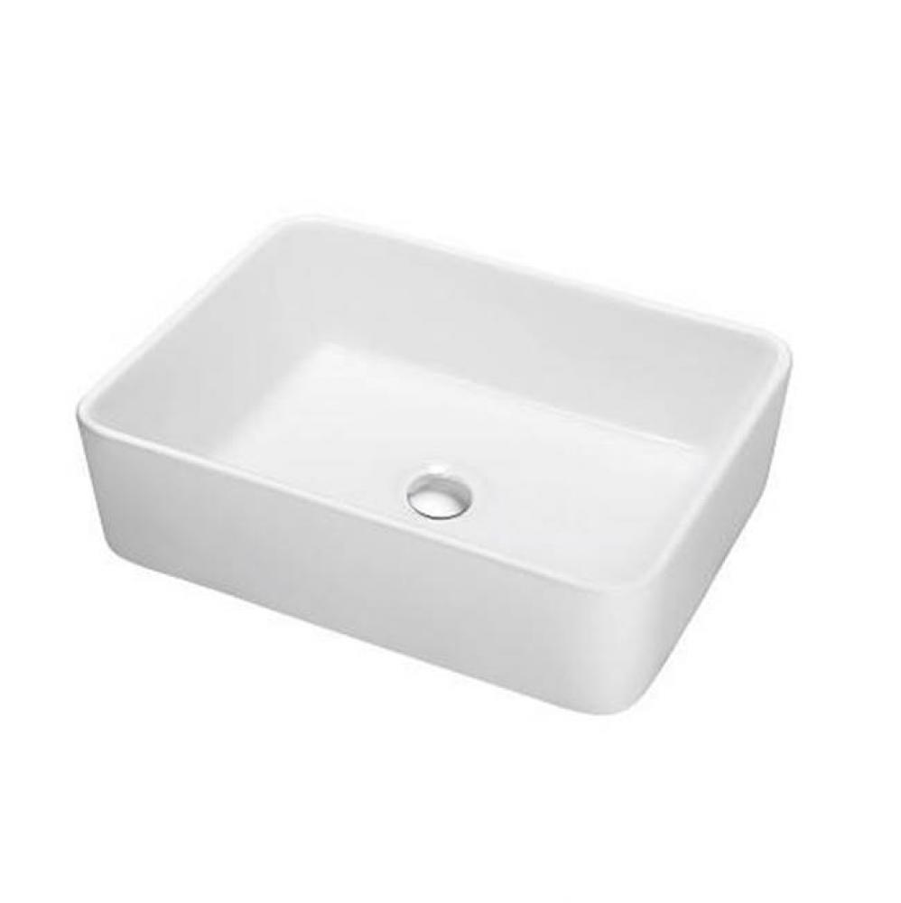 Dawn® Vessel Above-Counter Rectangle Ceramic Art Basin