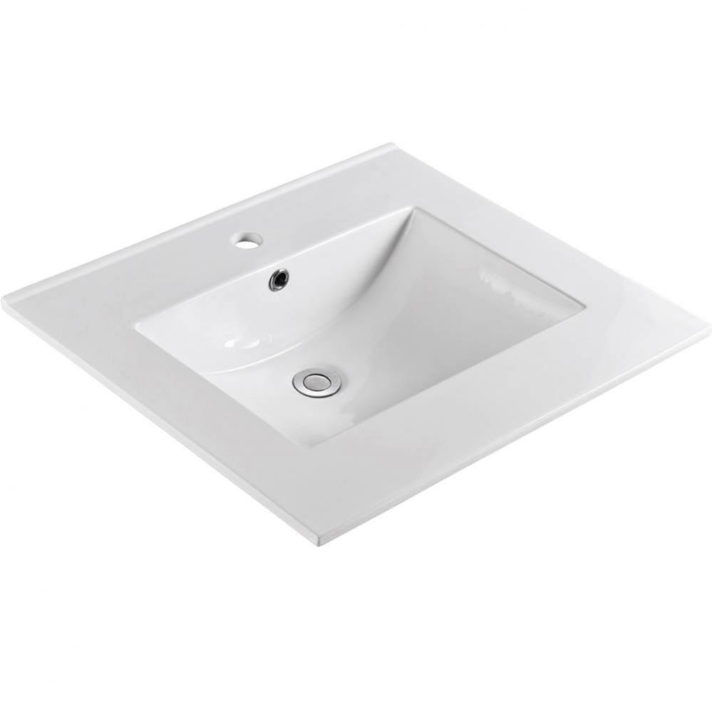 Pure White Ceramic Sink Top