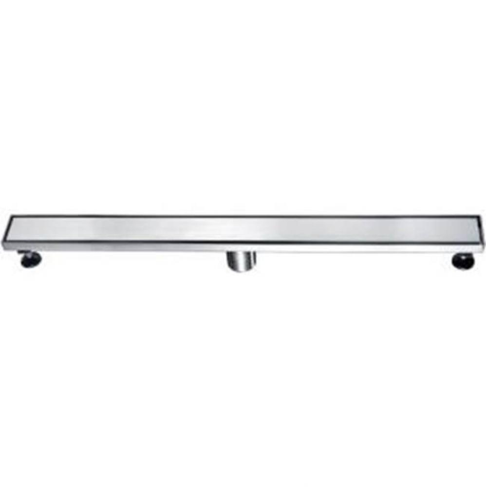 Shower linear drain--18G, 304type stainless steel, matte black finish: 32''Lx3'&apo