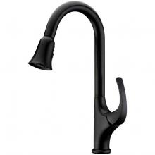 Dawn AB04 3277DBR - Dawn® Single-lever pull-out spray kitchen faucet, Dark Brown Finished