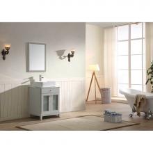 Dawn AAJU-2404 - Dawn® Julie Series Light Grey Vanity set