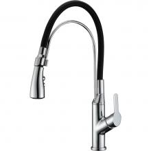 Dawn AB50 3729C - Single-lever kitchen pull out faucet, Chrome