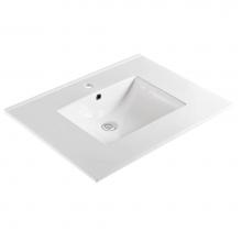 Dawn AOVS312207-01 - Pure White Ceramic Sink Top