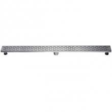 Dawn LYE470304MB - Shower linear drain---14G, 304type stainless steel, matte black finish: 47''Lx3'&ap