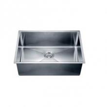 Dawn SRU251610-N - Undermount Small Radius Single Bowl, 18G: 25''L x 16-1/2''W x 10''D