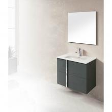 Dawn ONIX-3207 - Dawn® Onix Series Anthracite Vanity set