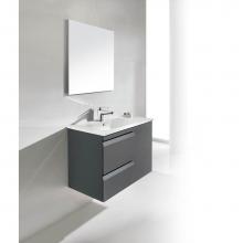 Dawn VITA-2407 - Dawn® Vitale Series Anthracite Vanity set