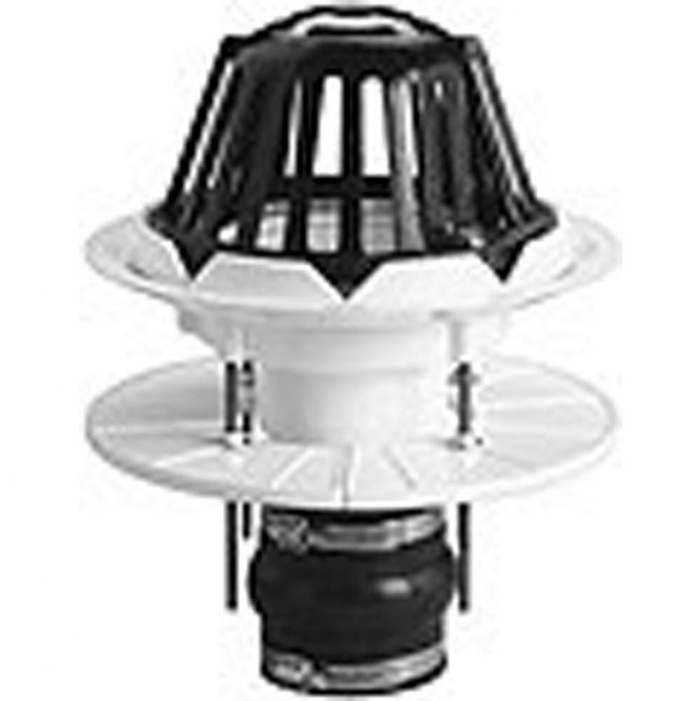 3'' PVC Roof Drain w/Cast Iron Dome Kit