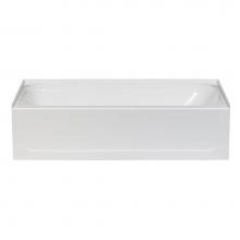 Mustee And Sons T6032L - Topaz Bathtub, 32'', Fiberglass, White