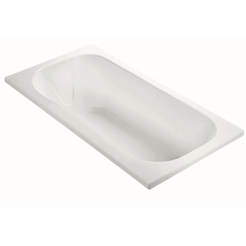 Georgian 3 Dolomatte Drop In Air Bath - White (71.5X35.5)