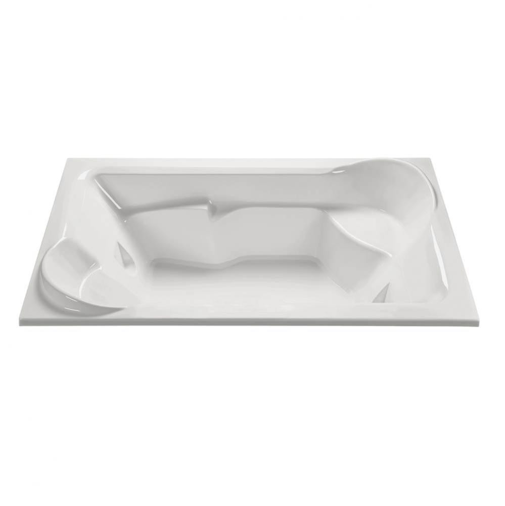 SIESTA ACRYLIC CXL DROP IN AIR BATH/WHIRLPOOL - WHITE (79.5X48)