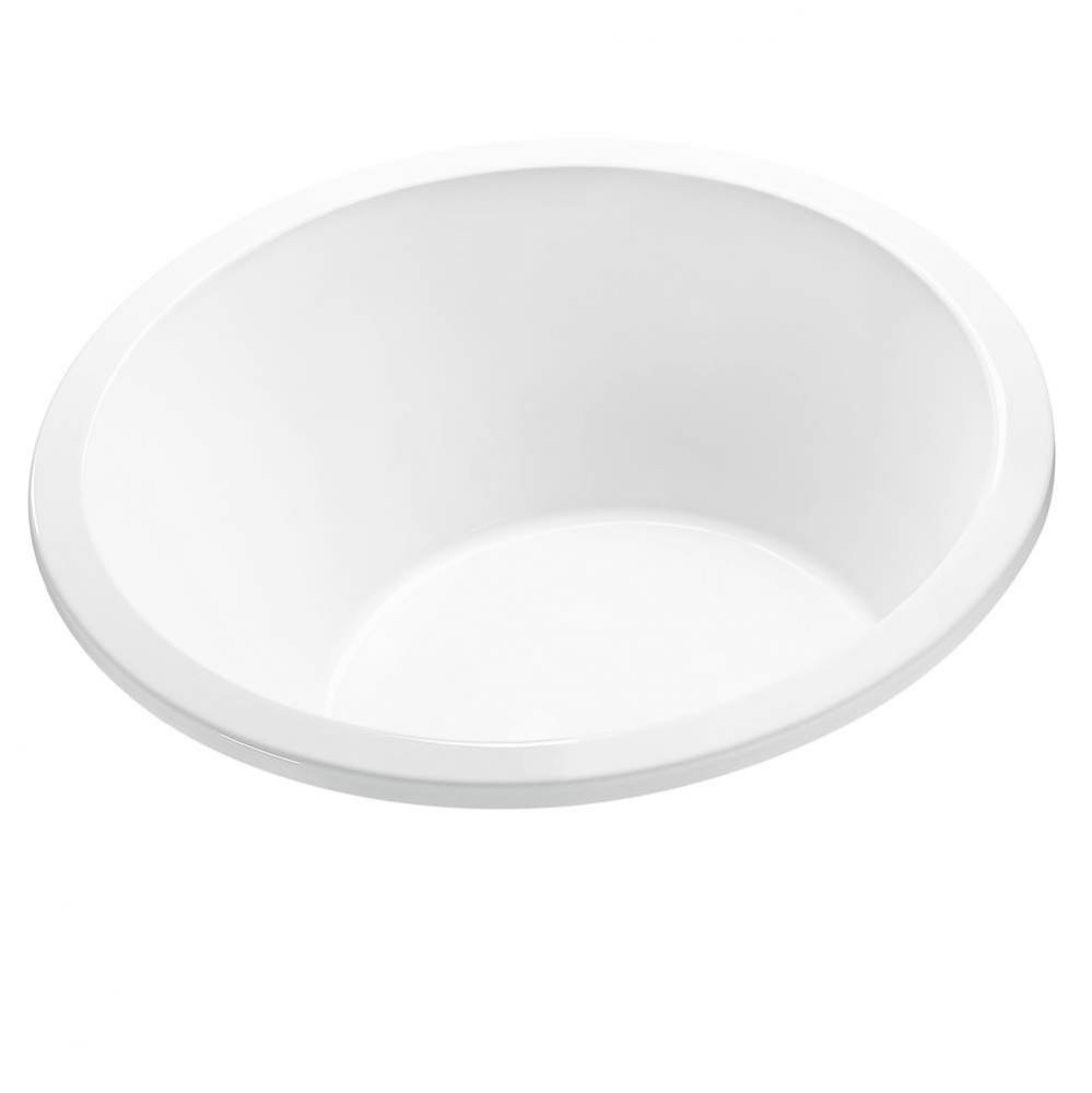 JASMINE 1 ACRYLIC CXL DROP IN ROUND AIR BATH/WHIRLPOOL - WHITE (65.5X65.5)