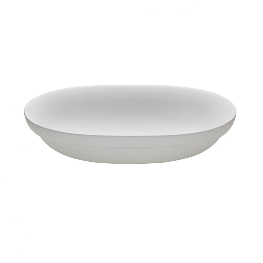 ELENA SR SCULPTURESTONE SEMI-RECESSED - MATTE WHITE (24X14)