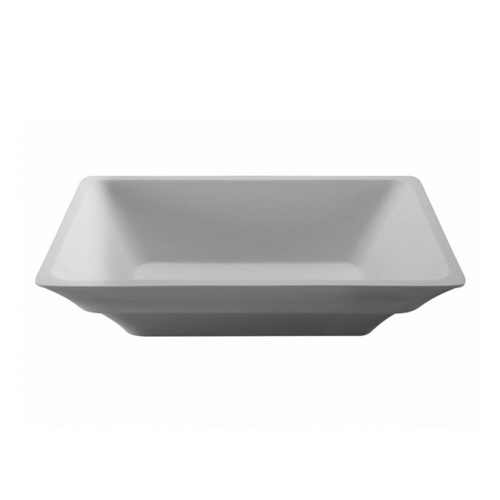 ADDISON SR SCULPTURESTONE SEMI-RECESSED - MATTE WHITE (22.375X15.125)