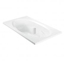 MTI Baths AU1-AL - 70X42 ALMOND ULTRA WHIRLPOOL/AIR BATH COMBO Seville 1