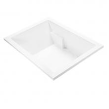 MTI Baths AE114-WH-UM - ANDREA 9 ACRYLIC CXL UNDERMOUNT AIR BATH ELITE - WHITE (66.75X49)