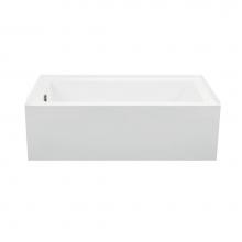 MTI Baths AE151-BI-RH - CAMERON 1 ACRYLIC CXL INTEGRAL SKIRTED RH DRAIN AIR BATH ELITE - BISCUIT (60X32)