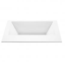 MTI Baths AE175WH-UM - METRO 3 ACRYLIC CXL UNDERMOUNT AIR BATH ELITE - WHITE (66.125X42)