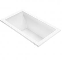 MTI Baths SM186-WH-UM - Andrea 19 Acrylic Cxl Undermount Stream - White (54X32)