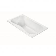 MTI Baths AE23DM-WH - Georgian 1 Dolomatte Drop In Air Bath Elite - White (71.5X41.5)