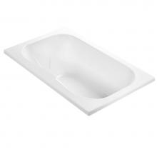 MTI Baths AESM29-BI - Georgian 4 Acrylic Cxl Drop In Air Bath Elite/Stream - Biscuit (59.5X35.5)