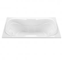 MTI Baths SM44-WH - Tranquility 3 Acrylic Cxl Drop In Stream - White (65X41)