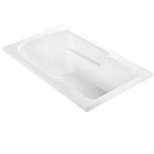 MTI Baths ASTSM05-BI - WYNDHAM 1 ACRYLIC CXL DROP IN AIR BATH/STREAM - BISCUIT (59.75X35.75)