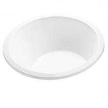 MTI Baths AW69-WH-UM - JASMINE 1 ACRYLIC CXL UNDERMOUNT ROUND AIR BATH/WHIRLPOOL - WHITE (65.5X65.5)