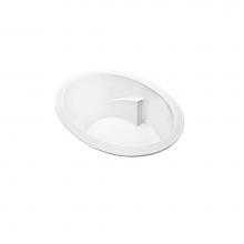 MTI Baths AESM72-BI - ADENA 6 ACRYLIC CXL OVAL DROP IN AIR BATH ELITE/STREAM - BISCUIT (63X41.25)