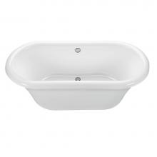 MTI Baths S74A-BI - Melinda 1 Acrylic Cxl Freestanding Soaker - Biscuit (71.625X35.5)