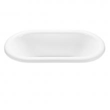 MTI Baths ASTSM87-WH - Melinda 3 Acrylic Cxl Drop In Air Bath/Stream - White (65.5X35)