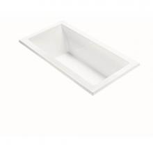 MTI Baths AESM96DM-WH-DI - ANDREA 6 DOLOMATTE DROP IN AIR BATHELITE/STREAM - WHITE (60X32)