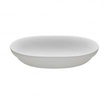 MTI Baths MTCS759-WH-MT - Elena Sr Sculpturestone Semi-Recessed - Matte White (24X14)