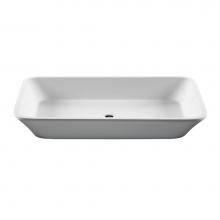 MTI Baths MTCS739-WH-MT - Addison Sculpturestone Vessel - Matte White (25.75X16)