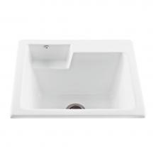 MTI Baths MTLS110-COL - 25X22 OTHER COLORS SINGLE BOWL BASICS LAUNDRY SINK-UNIVERSAL