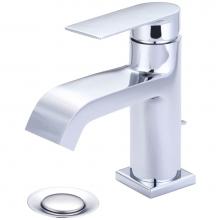 Olympia L-6090B - LAV-1-HOLE SINGLE LVR HDL W/50/50 POP-UP DRAIN 3/8'' FLEX B-PACK-CP
