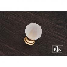 RK International CK 1G - Smoked Glass Flower Knob