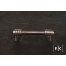 RK International CP 813 P - 3'' c/c Distressed Rod with Swirl Ends Pull