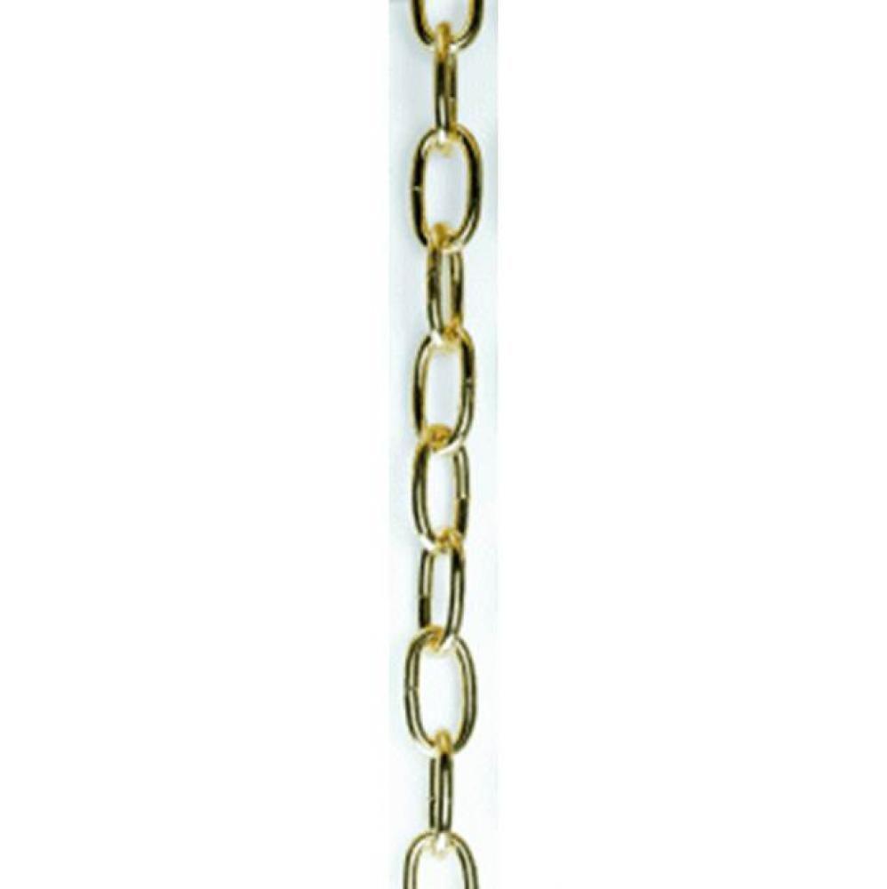 1 Yd 4 Ga Brass Finish Chain