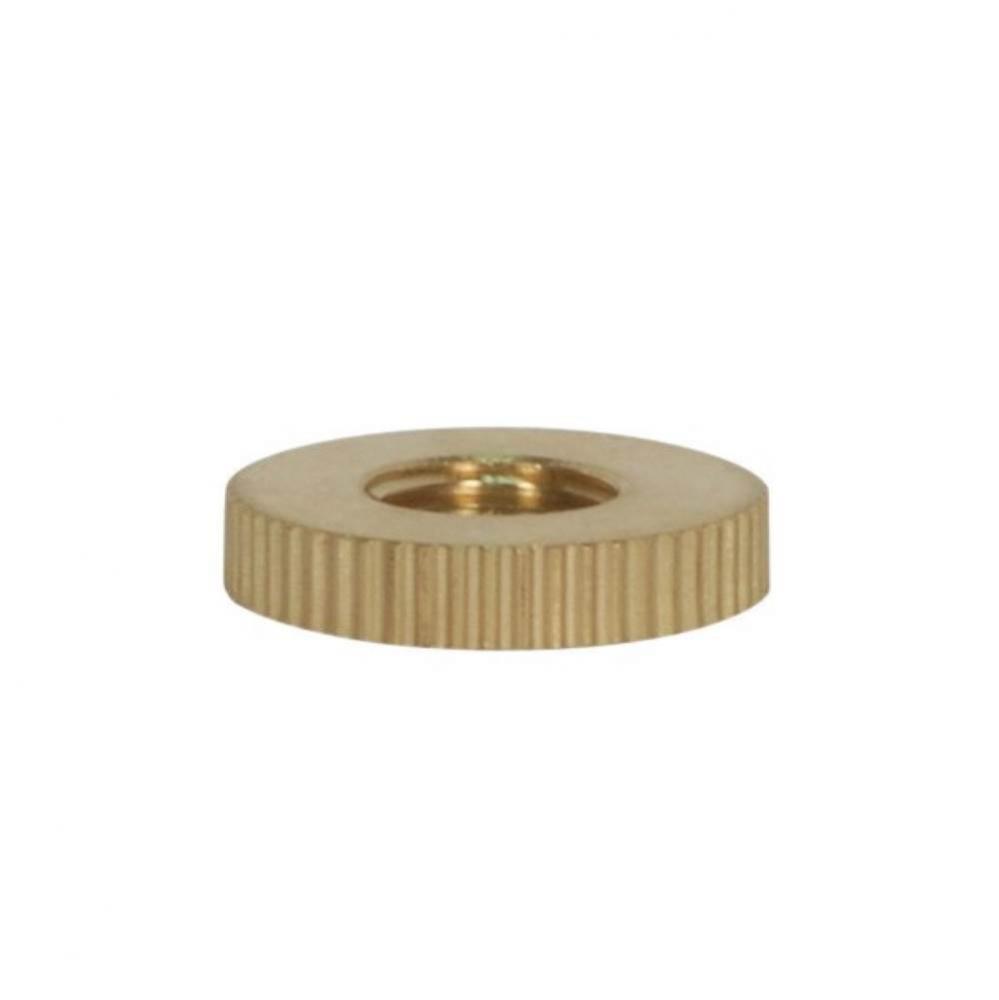 1'' Knurl Solid Brass Check