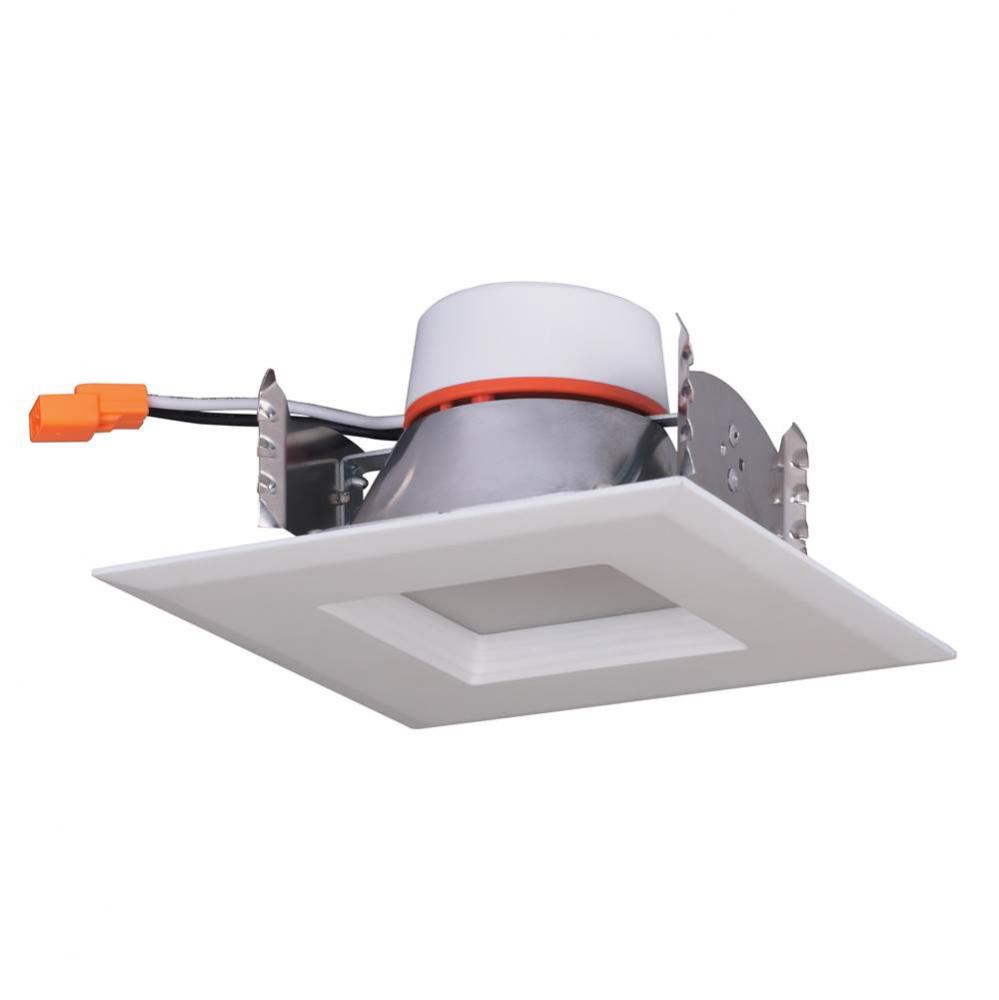 9 watt LED Downlight Retrofit; 4 inch square shape; 5000K; 120 volt