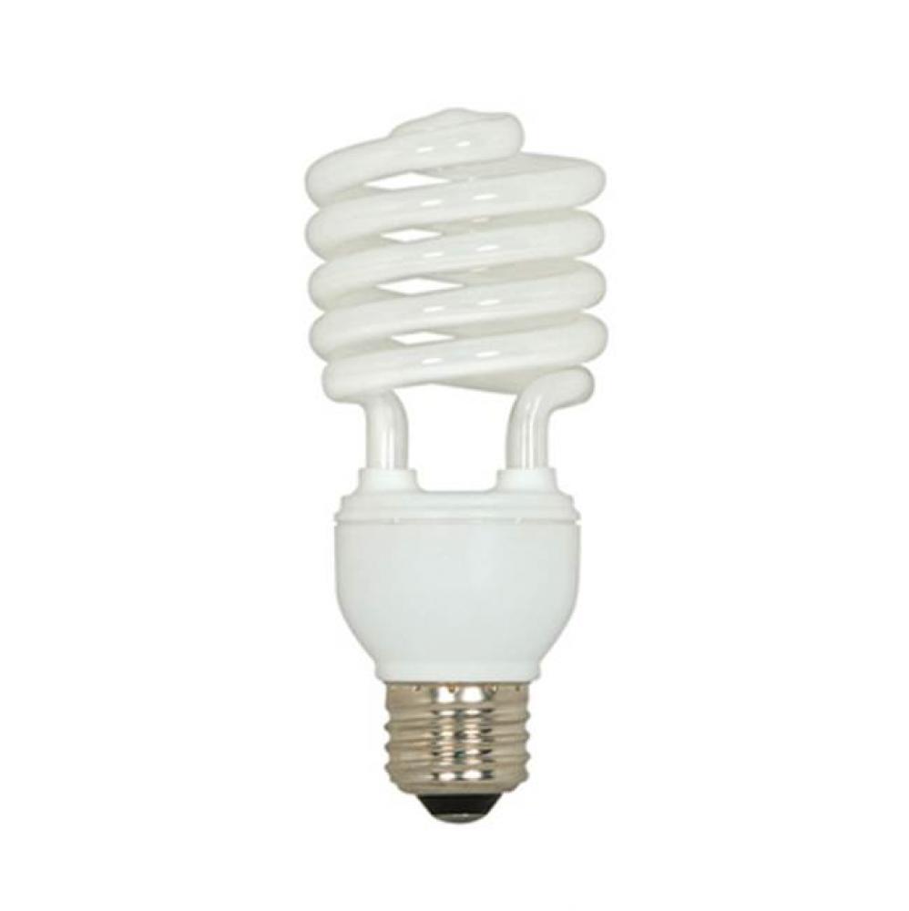 23 watt; Mini Spiral Compact Fluorescent; 5000K; 82 CRI; Medium base; 120