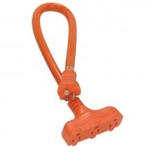 Satco 93-5030 - 2 ft 12/3 Hd Orange Outdoor