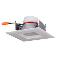 Satco S29759 - 9 watt LED Downlight Retrofit; 4 inch square shape; 5000K; 120 volt