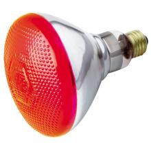 Satco S4424 - 100W BR-38 RED 120V.