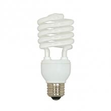 Satco S5526 - 23 watt; Mini Spiral Compact Fluorescent; 2700K; 82 CRI; Medium base; 120