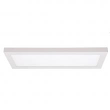 Satco S9369 - 24 W 18'' x 7'' Flush Mount LED Fixture, 3000K, 90 CRI, Rectangle Shape, White