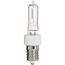 Satco S3134 - 250 watt; Halogen; T4 1/2; Clear; 2000 Average rated hours; 4200 Lumens; European base; 120